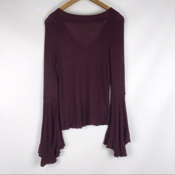 Free people | so dramatic bell sleeve tee 0490 - Picture 4 of 8